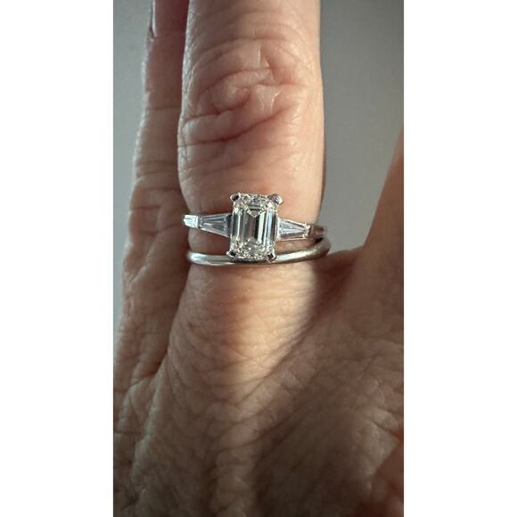 Vintage Tiffany 1ct Diamond VVS1 Faces Up Very White - Picture 13 of 14